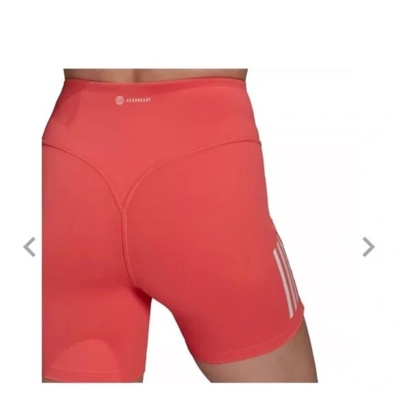 Adidas Womens Training Shorts Tights HT3479 Semi Turbo Pink Size XS XSmall - Picture 5 of 5